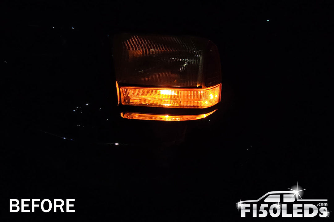 1999 - 2007 F250 Super Duty CREE LED FRONT TURN SIGNAL BLINKER BULBS