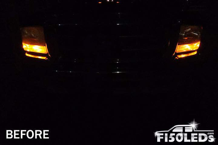 1999 - 2007 F250 Super Duty CREE LED FRONT TURN SIGNAL BLINKER BULBS