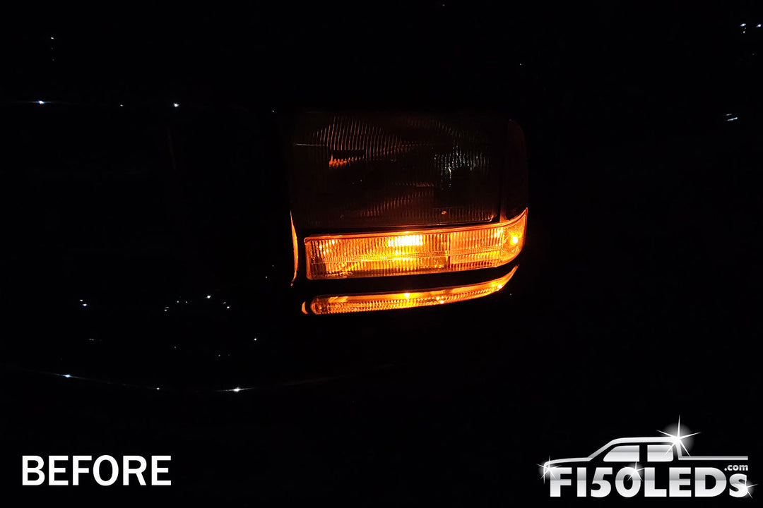 1999 - 2007 F250 Super Duty CREE LED FRONT TURN SIGNAL BLINKER BULBS