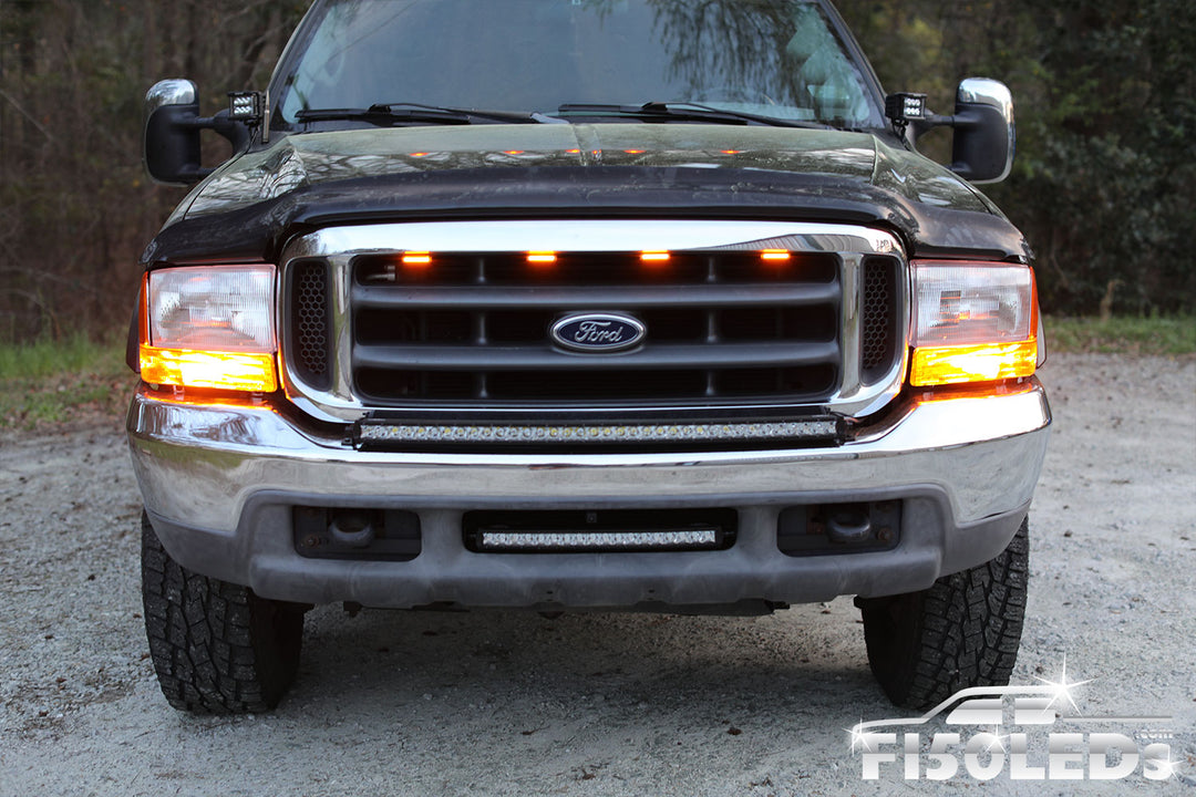 1999 - 2007 F250 Super Duty 20" Paladin 90W Curved Lower Intake LED Bar