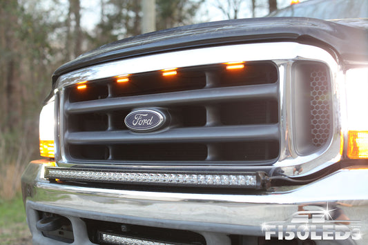 1999 - 2007 F250 Super Duty RAPTOR STYLE EXTREME LED GRILL KIT