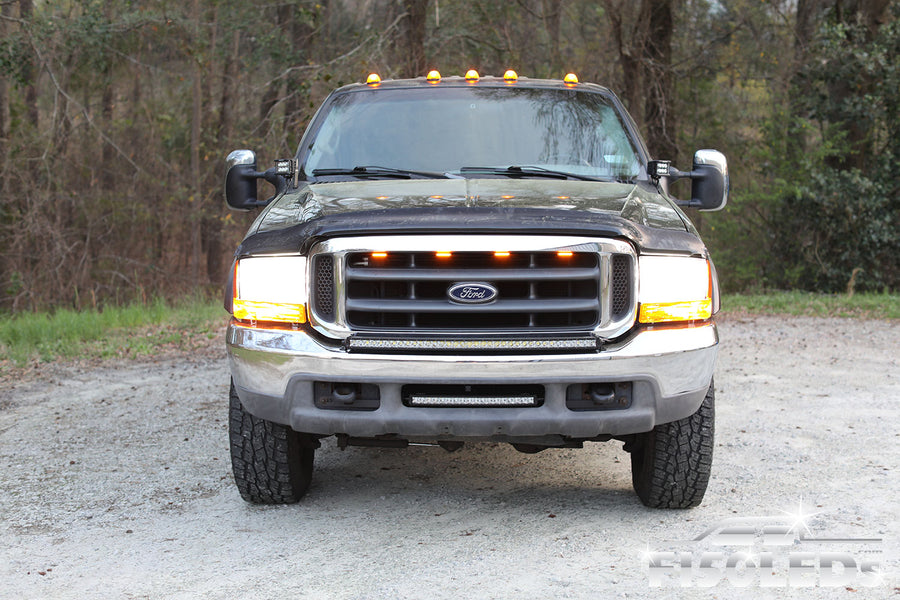 1998 - 2007 F250 Super Duty RAPTOR STYLE EXTREME LED GRILL KIT ...