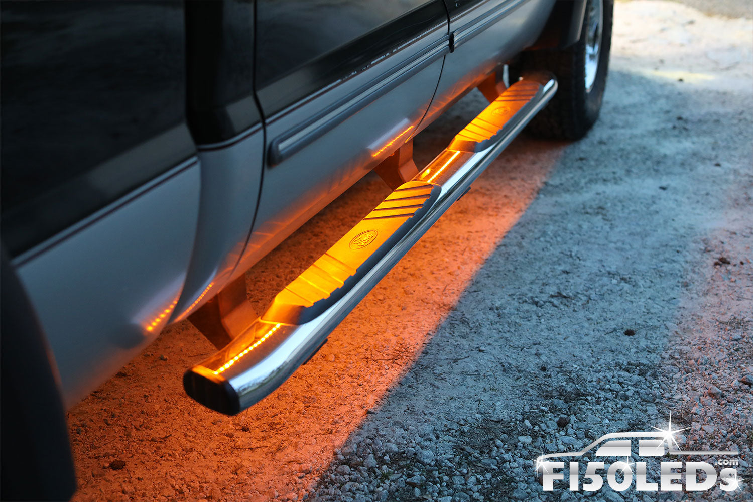 2011-16 F250 Super Duty Running Board Premium Lights – F150LEDs.com