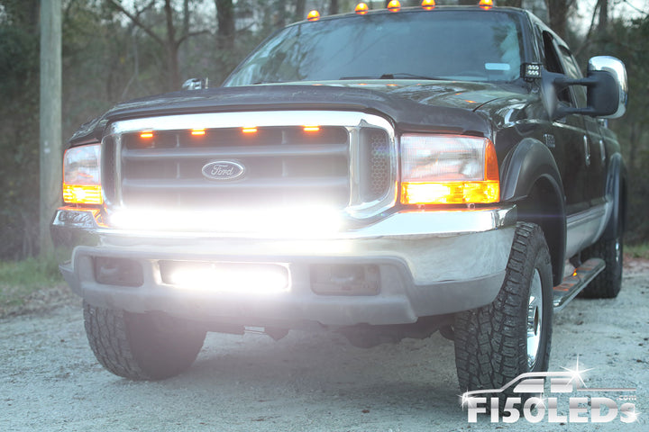 1999 - 2007 F250 Super Duty 20" Paladin 90W Curved Lower Intake LED Bar