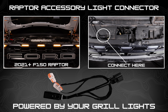 Light Rac 2021-2026 F150 Raptor Plug-and-Play Accent Lighting Adapter – F150LEDs.com