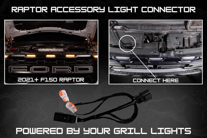 2021-2025 F150 Raptor Plug-and-Play Accent Lighting Adapter