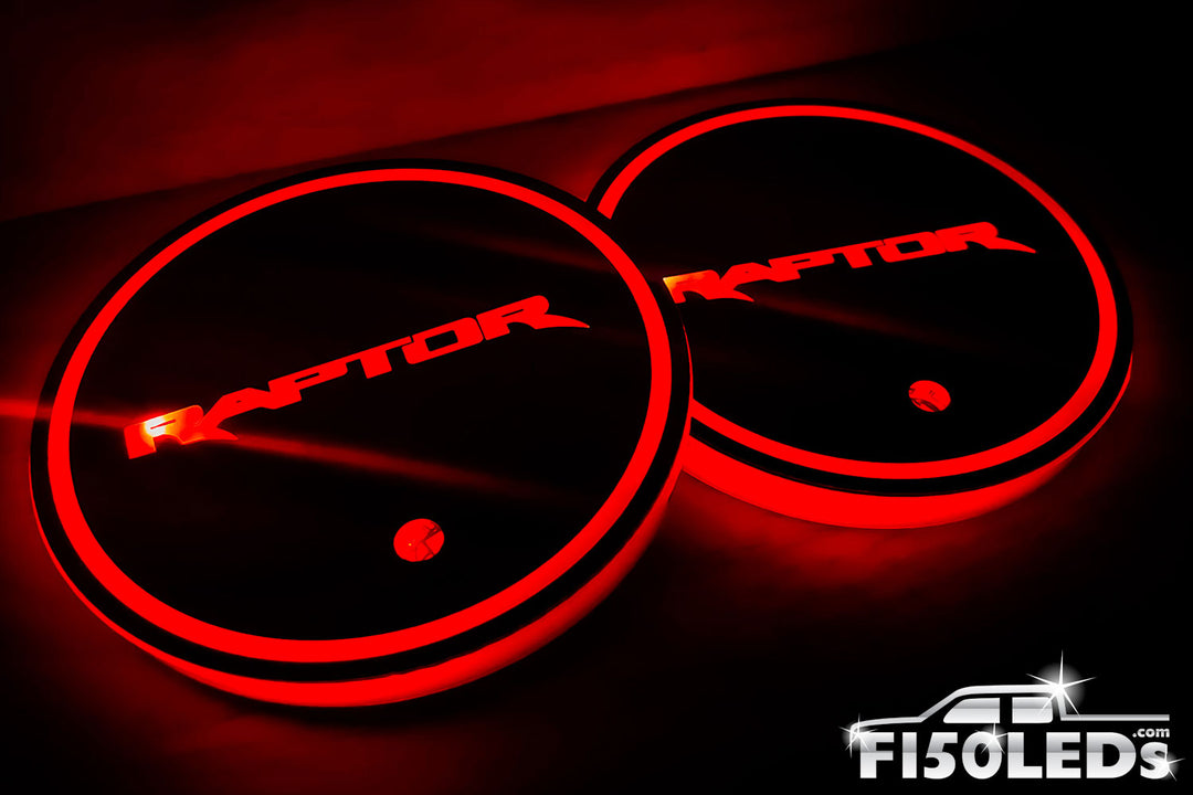 2021 - 2026 Ford Bronco LED Cup Holder Coaster Kit