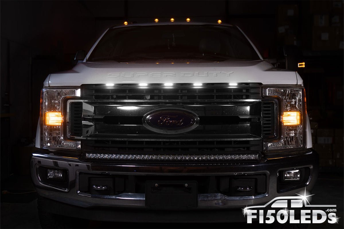 F250 Mega Raptor Kit 2023 - 2026 F250 Super Duty Raptor Style Extreme LED Grill Kit