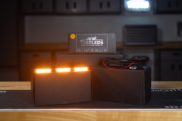 Ford F150 1992 - 1996 Raptor Style Extreme LED grill Kit