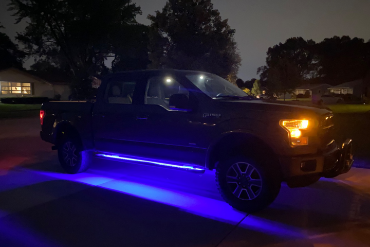 2015-2020 F150 Running Board Area Premium LED Light Kit