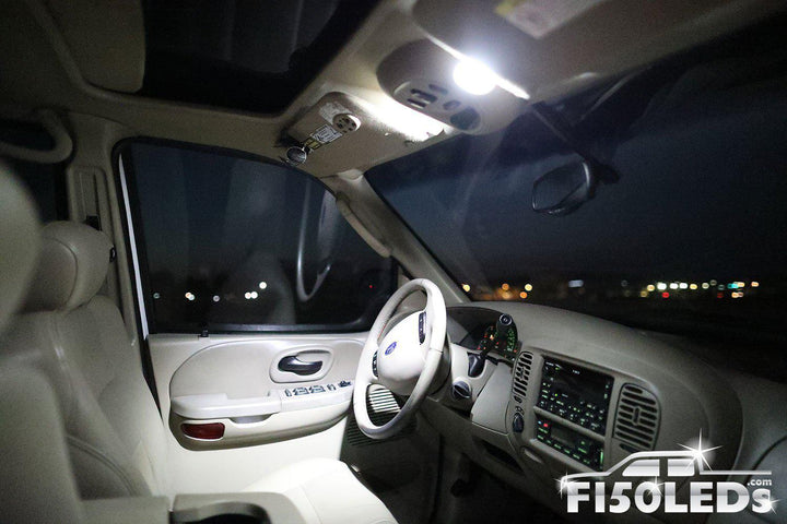 1997-03 F150 Front Interior LED Light Kit-1998-2003 F150 LEDS-F150LEDs.com