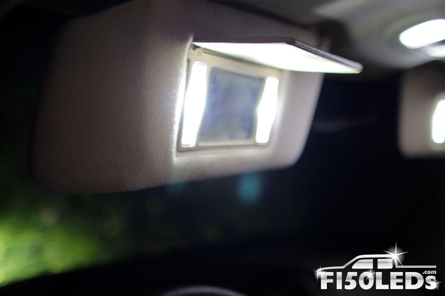 2004-08 F-150 Front Interior Vanity Mirror LED Light Kit-2004-08 F150 LEDS-F150LEDs.com