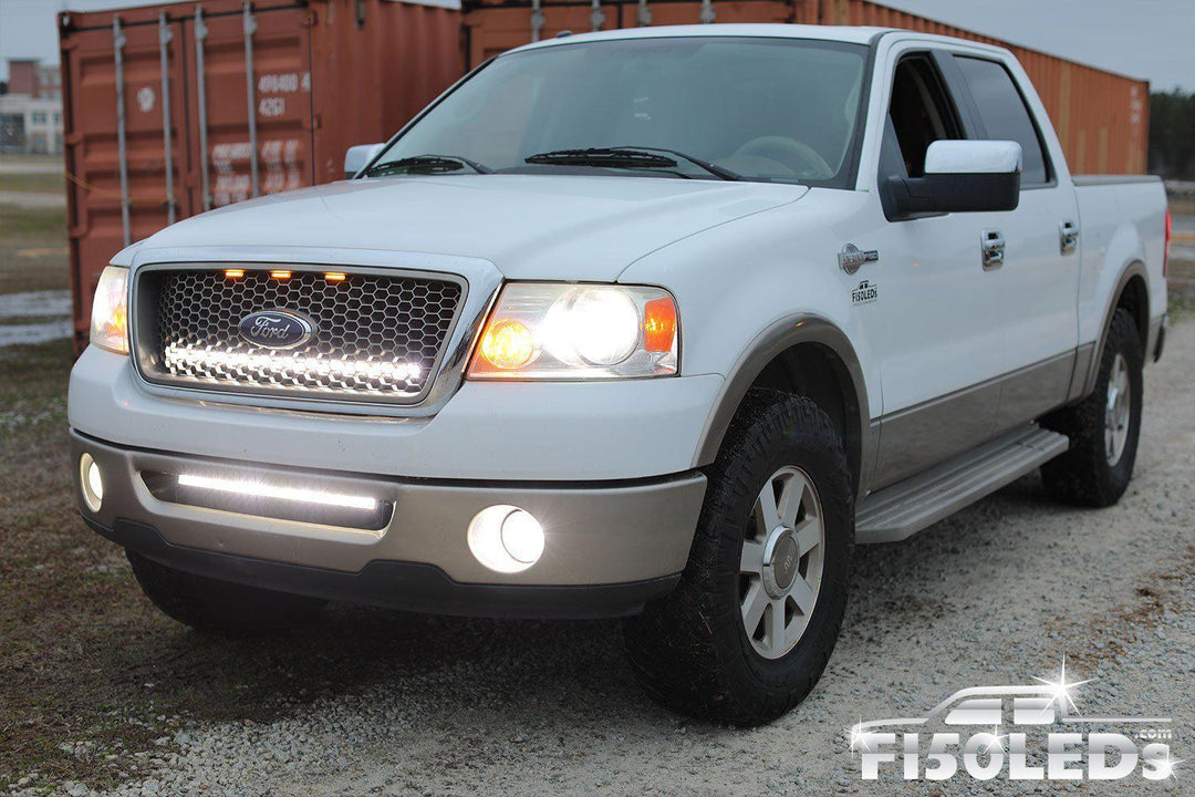 2006-08 F150 26" PALADIN 120W Curved CREE XTE Lower Intake LED Bar-2004-08 F150 LEDS-F150LEDs.com