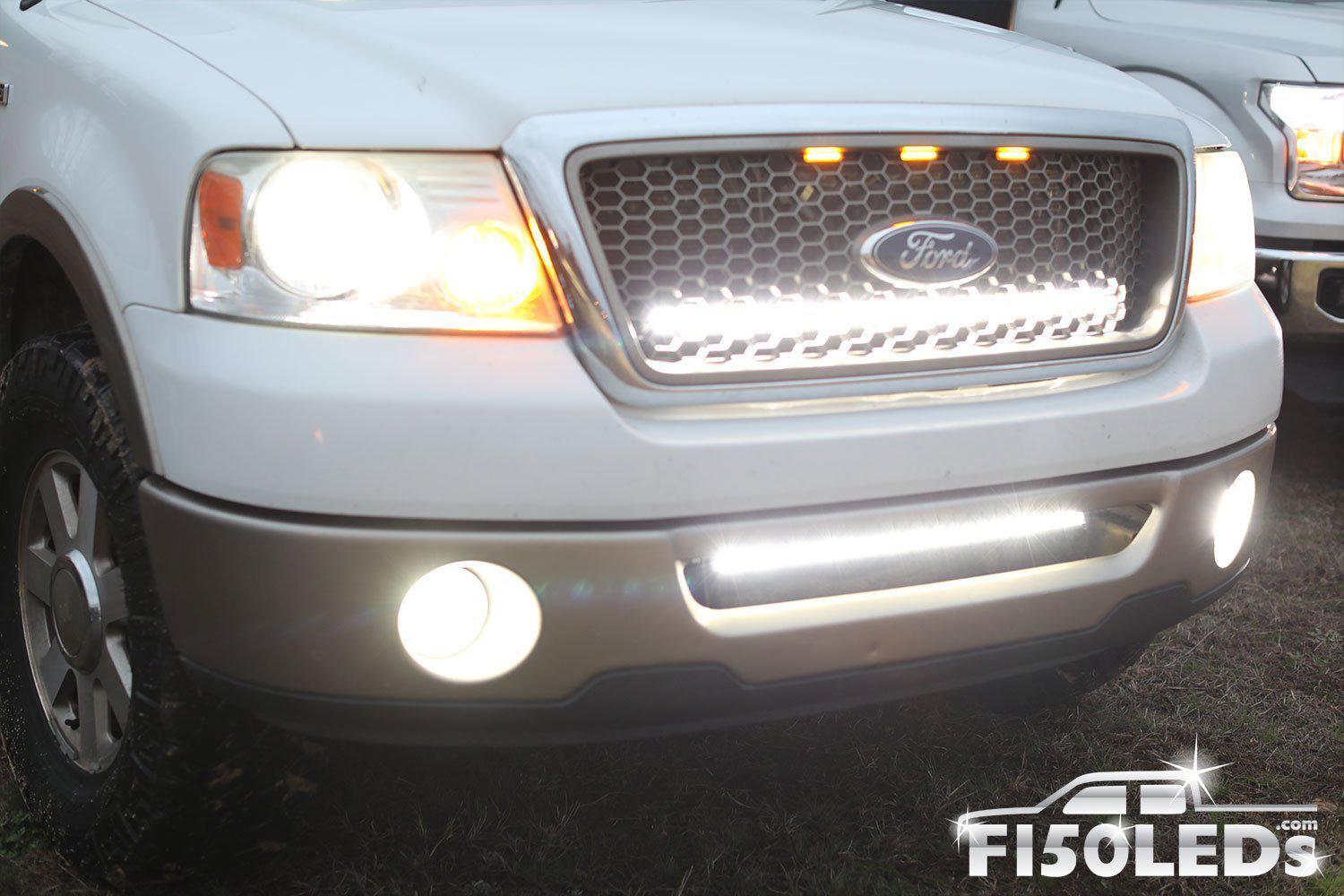 2006-08 F150 Paladin Curved CREE XTE Lower Intake LED Bar