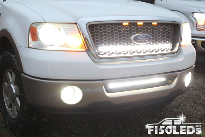 2006-08 F150 26" PALADIN 120W Curved CREE XTE Lower Intake LED Bar-2004-08 F150 LEDS-F150LEDs.com