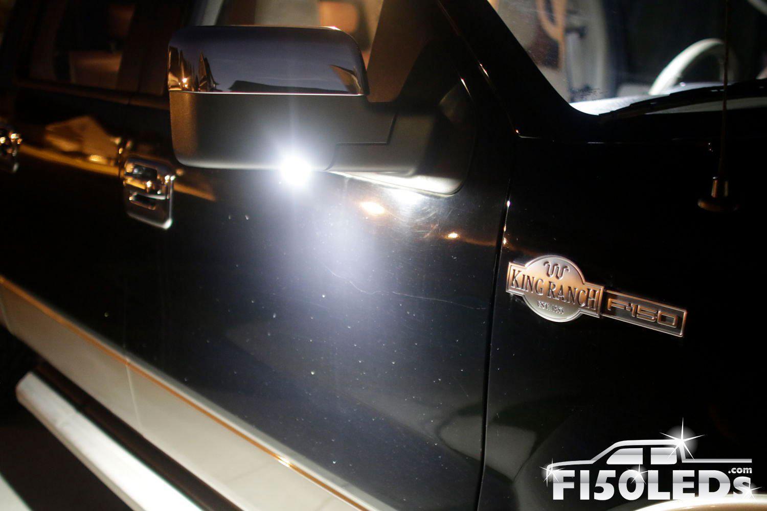 2009-14 F-150 Puddle Lamp Mirror LEDs-2009-14 F150 LEDS-F150LEDs.com