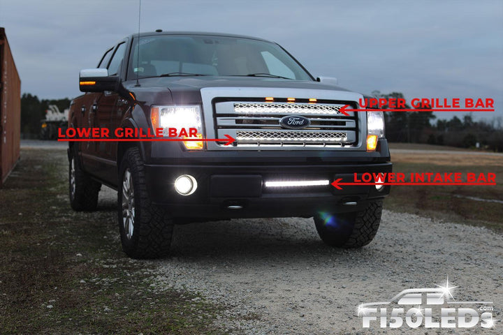 2009-14 F150 20" PALADIN 90W Curved Lower Intake LED Bar-2009-14 F150 LEDS-F150LEDs.com