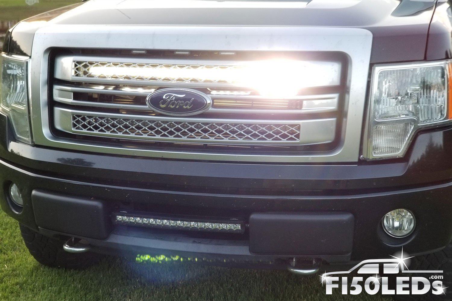 2009-14 F150 32" PALADIN 150W Curved Upper Grille LED Bar-2009-14 F150 LEDS-F150LEDs.com