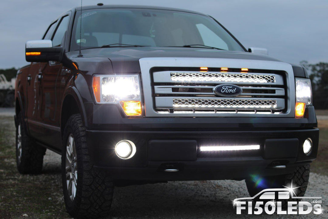 2009-14 F150 32" PALADIN 150W Curved Upper Grille LED Bar-2009-14 F150 LEDS-F150LEDs.com