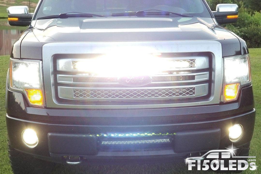 2009-14 F150 32" PALADIN 150W Curved Upper Grille LED Bar-2009-14 F150 LEDS-F150LEDs.com