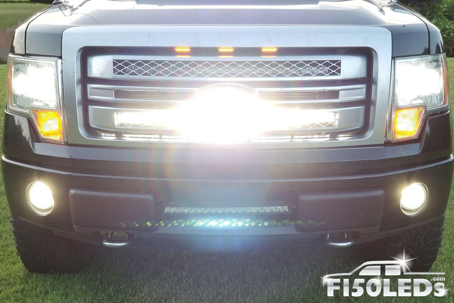 2009 - 2014 F150 PALADIN 210W Curved Lower Grille LED Bar