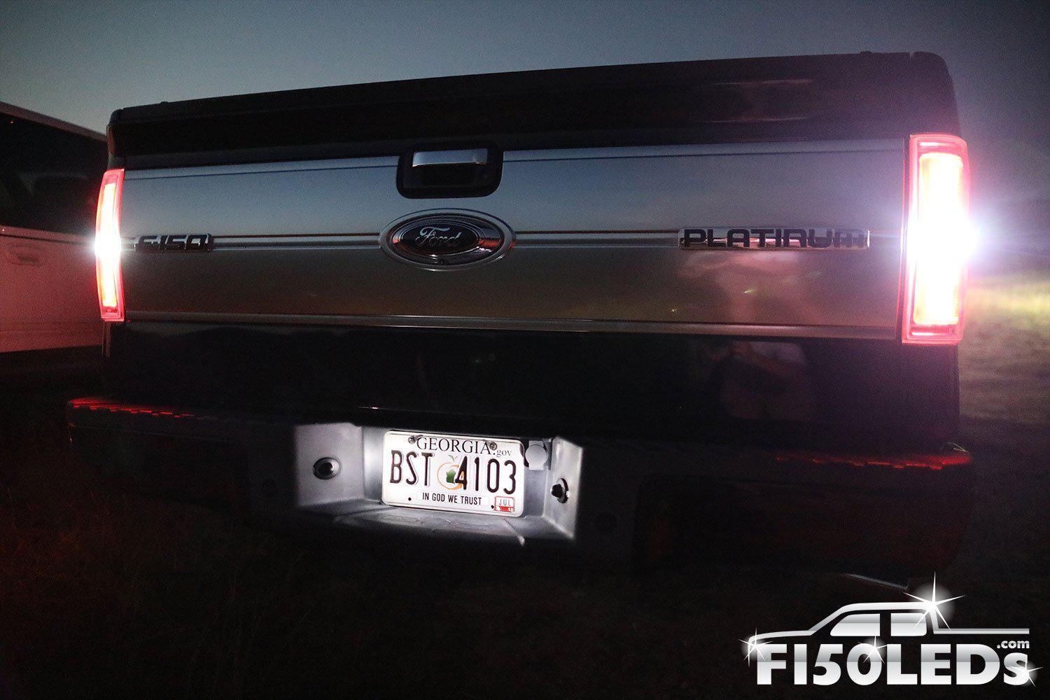 2013 f150 license shop plate light