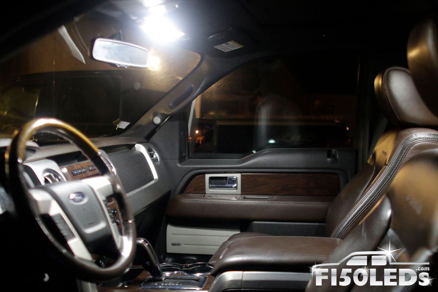 2009 - 2014 F-150 Front Interior Light Kit-2009-14 F150 LEDS-F150LEDs.com