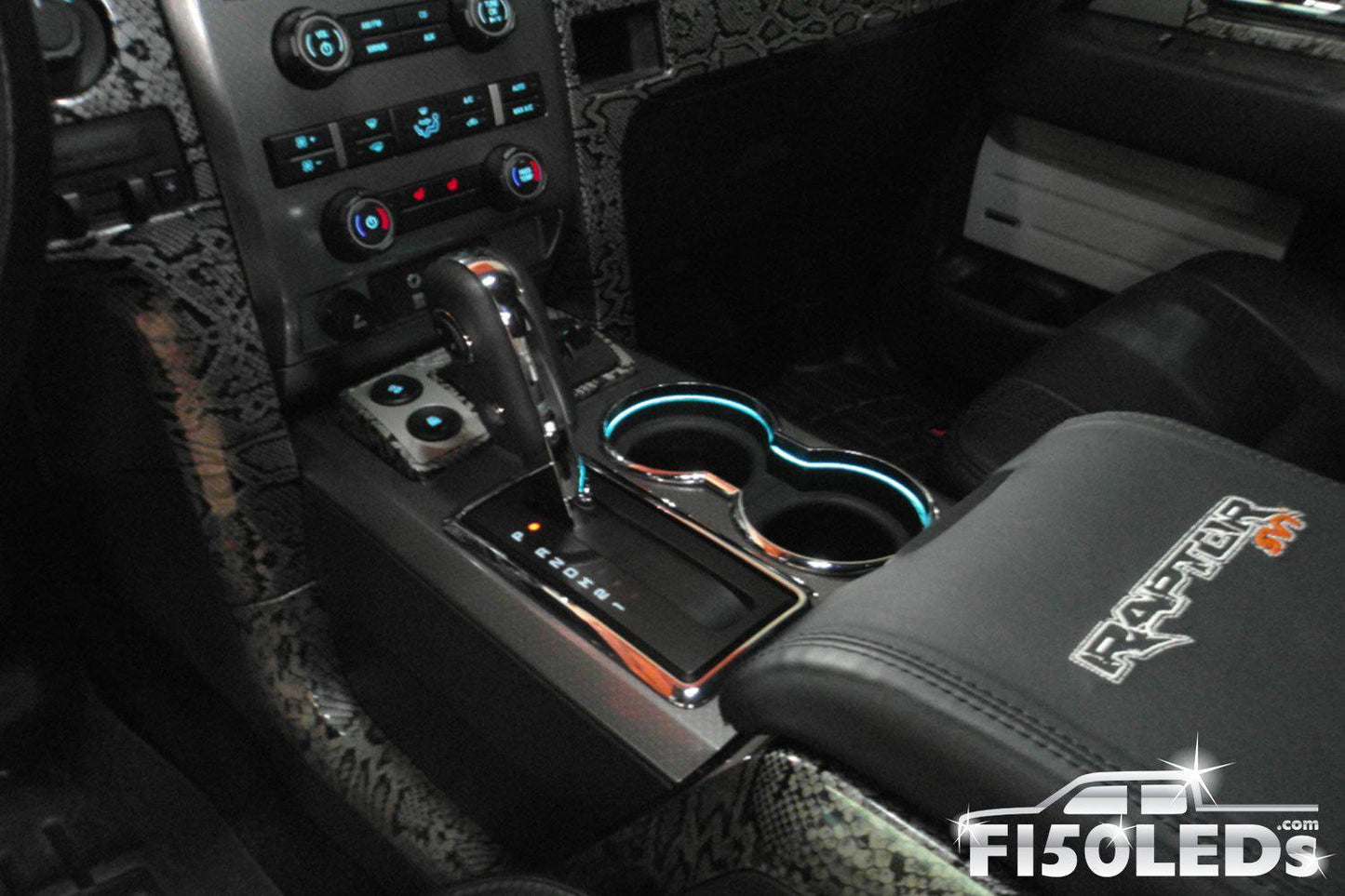 2010 2014 F150 Raptor Cup Holder Light Ring Kit