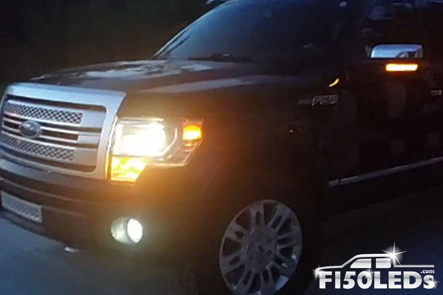 2010-14 F150 RAPTOR LED Mirror Running Light Kit-2010-14 F150 RAPTOR LEDS-F150LEDs.com