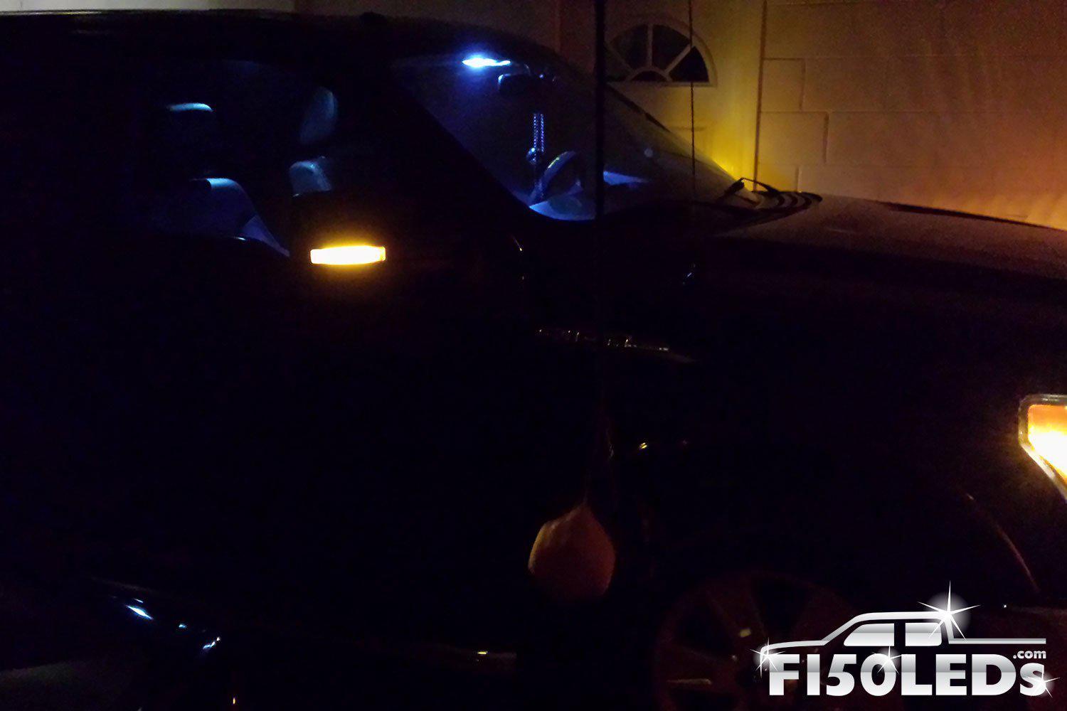 2010-14 F150 RAPTOR LED Mirror Running Light Kit-2010-14 F150 RAPTOR LEDS-F150LEDs.com