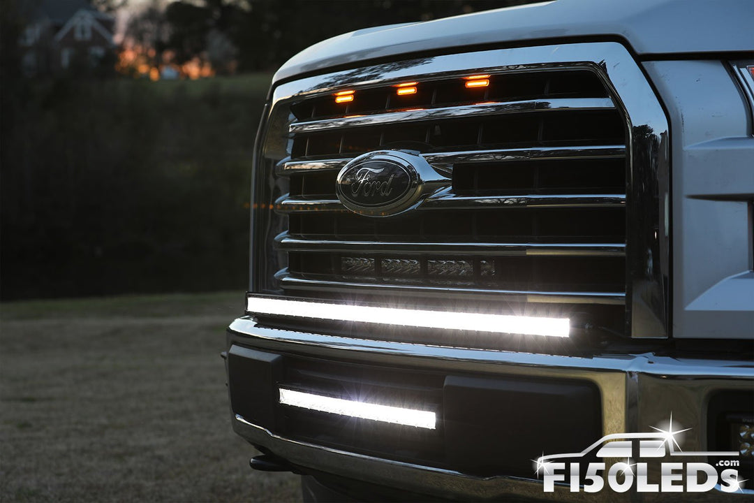 2015 - 2017 F150 20" PALADIN 90W Curved Lower Intake LED Bar-2015-18 F150 LEDS-F150LEDs.com