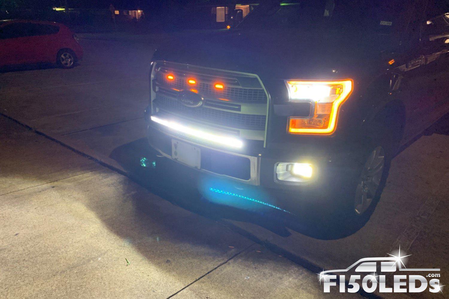 2015 - 2017 F150 PALADIN 180W Curved CREE XTE LED Bumper Bar-2015-18 F150 LEDS-F150LEDs.com