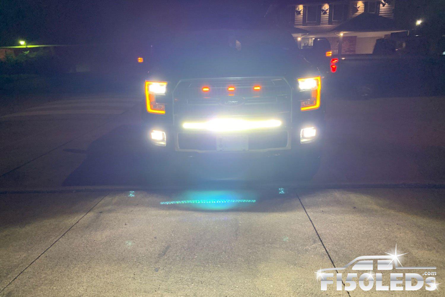 2015 - 2017 F150 PALADIN 180W Curved CREE XTE LED Bumper Bar-2015-18 F150 LEDS-F150LEDs.com