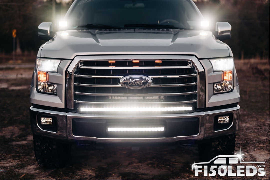 2015 - 2017 F150 PALADIN 180W Curved CREE XTE LED Bumper Bar
