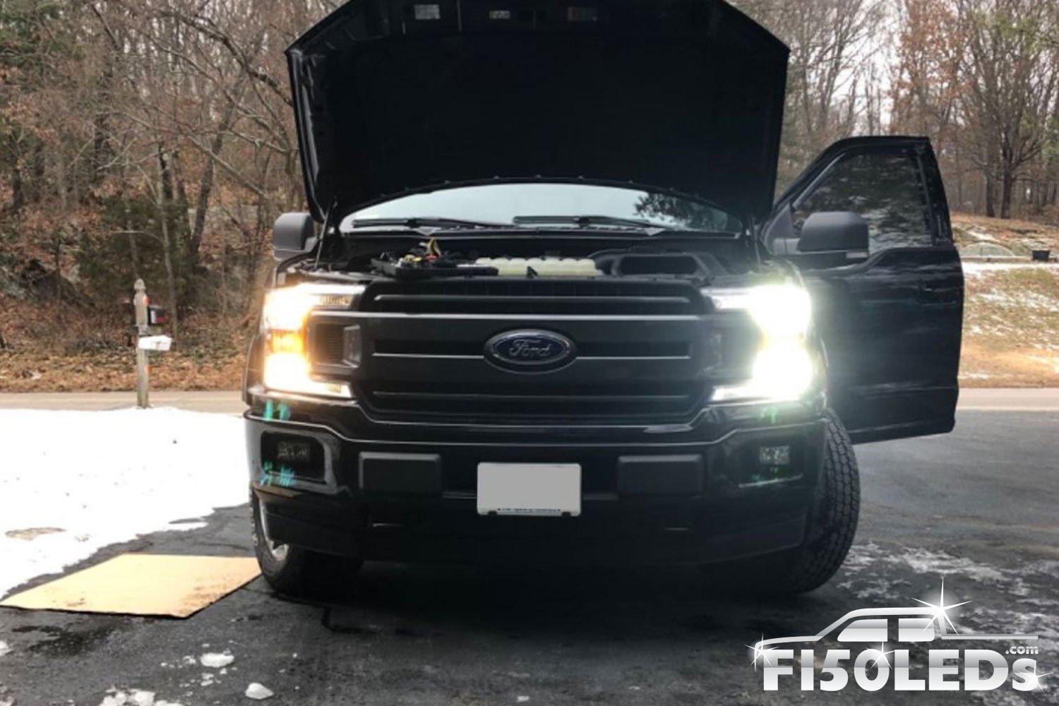 2015 2020 F150 CREE LED Headlight Bulbs Direct OEM Replacements