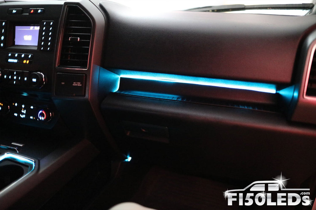 Blue LED Interior Light Kit For 2004-2008 Ford F-150 – 11 Bulbs, Plug & Play