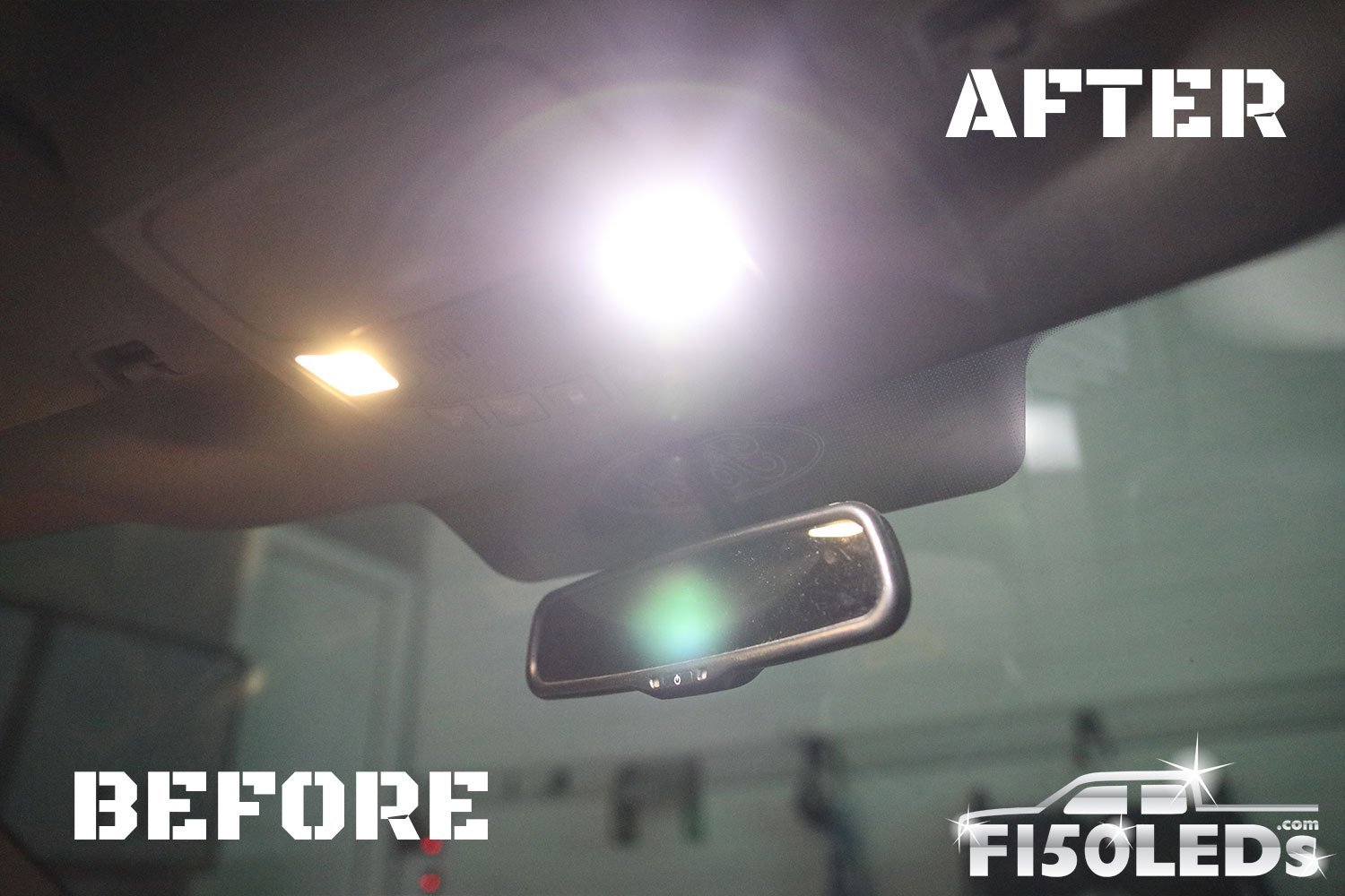 2015 - 2020 F150 Front Interior LED Map Lights-2015-18 F150 LEDS-F150LEDs.com