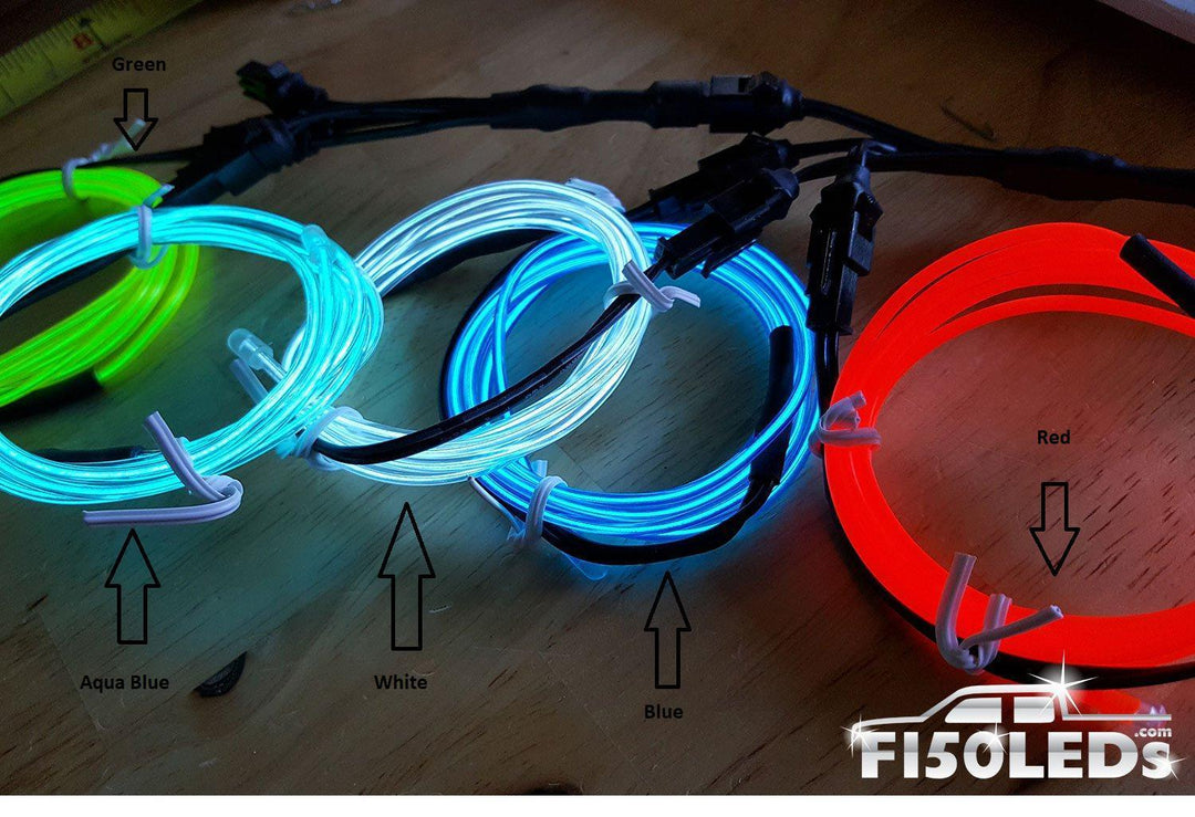 2015 - 2020 F150 Interior Cup Holder Ring Light Kit-2015-18 F150 LEDS-F150LEDs.com