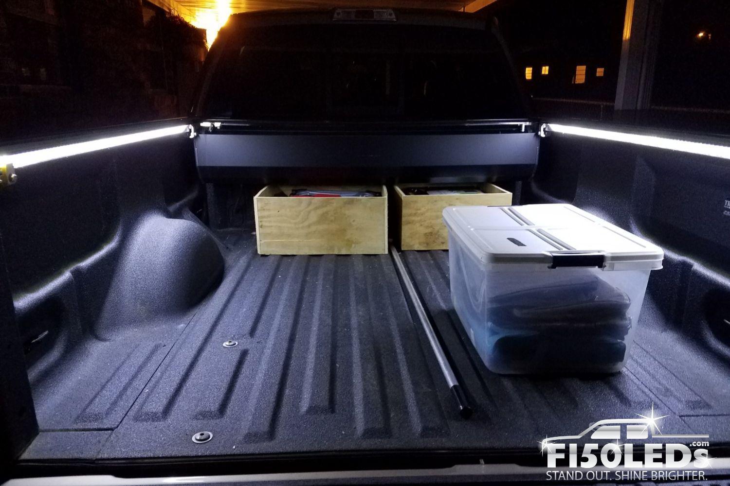 2015 - 2020 Integrated F150 Bed Cargo area premium LED lights-2015-18 F150 LEDS-F150LEDs.com