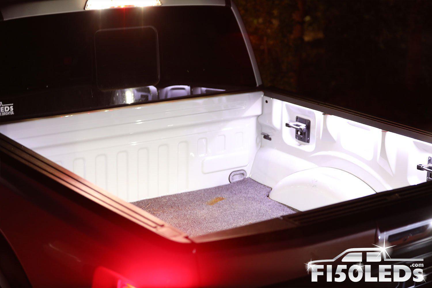 2015 - 2020 Integrated F150 Bed Cargo area premium LED lights-2015-18 F150 LEDS-F150LEDs.com