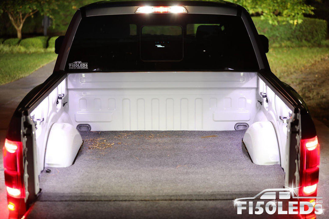 2015 - 2020 Integrated F150 Bed Cargo area premium LED lights-2015-18 F150 LEDS-F150LEDs.com