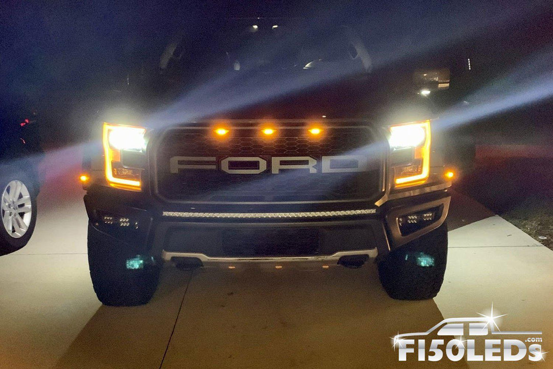 2017 - 2020 F150 Raptor 44" PALADIN 210W Curved CREE XTE LED Bumper Bar-2017-18 F150 RAPTOR LEDS-F150LEDs.com