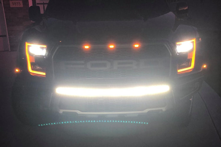 2017 - 2020 F150 Raptor 44" PALADIN 210W Curved CREE XTE LED Bumper Bar-2017-18 F150 RAPTOR LEDS-F150LEDs.com