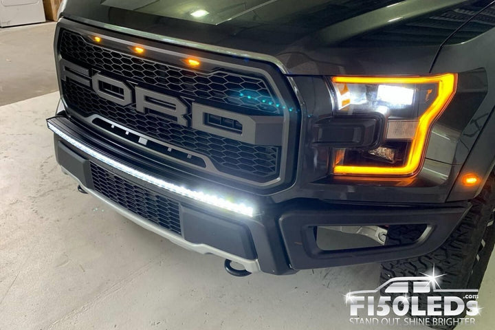 2017 - 2020 F150 Raptor 44" PALADIN 210W Curved CREE XTE LED Bumper Bar-2017-18 F150 RAPTOR LEDS-F150LEDs.com