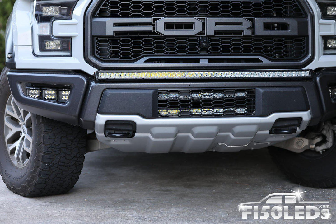 2017 - 2020 F150 Raptor 44" PALADIN 210W Curved CREE XTE LED Bumper Bar-2017-18 F150 RAPTOR LEDS-F150LEDs.com