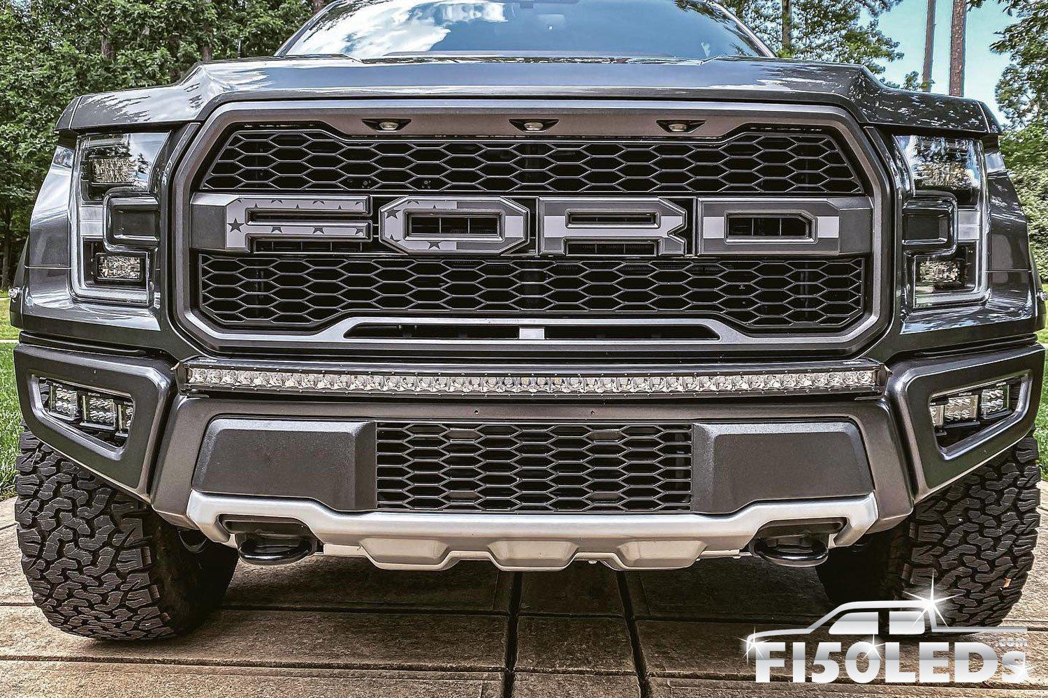 2017 - 2020 F150 Raptor 44" PALADIN 210W Curved CREE XTE LED Bumper Bar-2017-18 F150 RAPTOR LEDS-F150LEDs.com