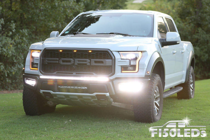 2017 - 2020 F150 Raptor 44" PALADIN 210W Curved CREE XTE LED Bumper Bar-2017-18 F150 RAPTOR LEDS-F150LEDs.com