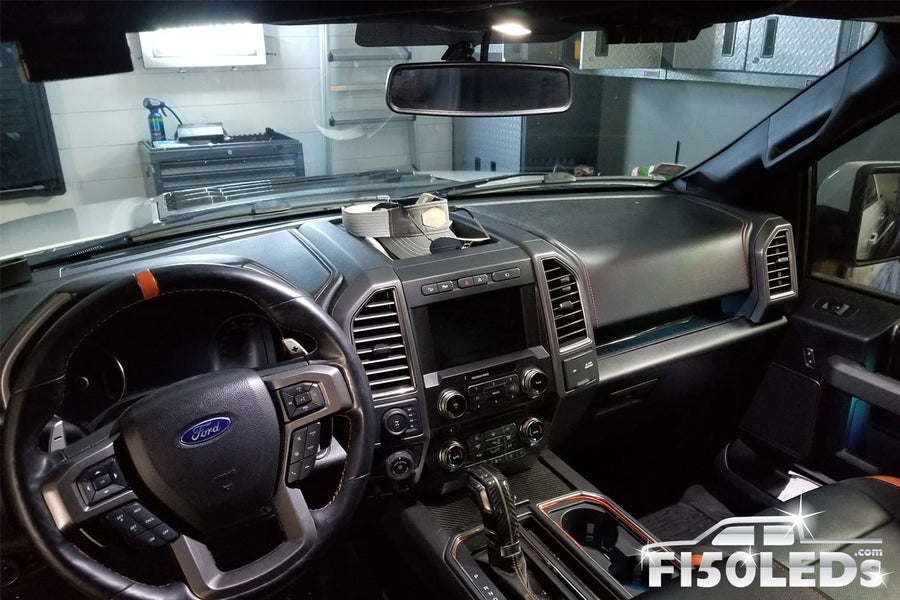 2017 - 2020 F150 Raptor Front Interior Map LED Bulbs (white/red/blue ...