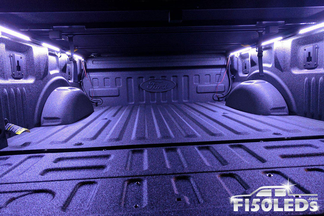 2017 - 2020 F150 RAPTOR Integrated Bed Cargo area premium LED lights-2017-18 F150 RAPTOR LEDS-F150LEDs.com