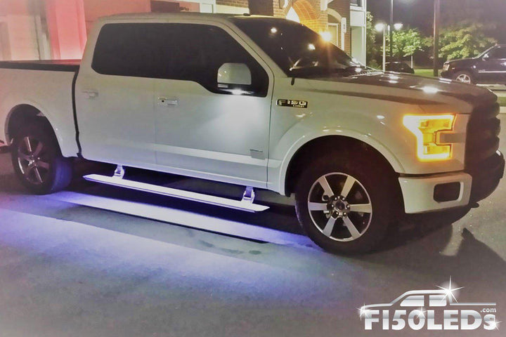 2017 - 2020 F150 RAPTOR LED Running Board/ Area Premium Lights-2017-18 F150 RAPTOR LEDS-F150LEDs.com